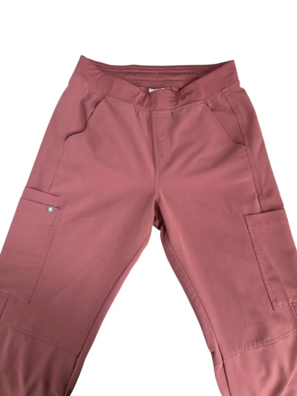 FIGS Axim Cargo Scrub Pants Men’s Small Mauve Jogger Stretch Medical